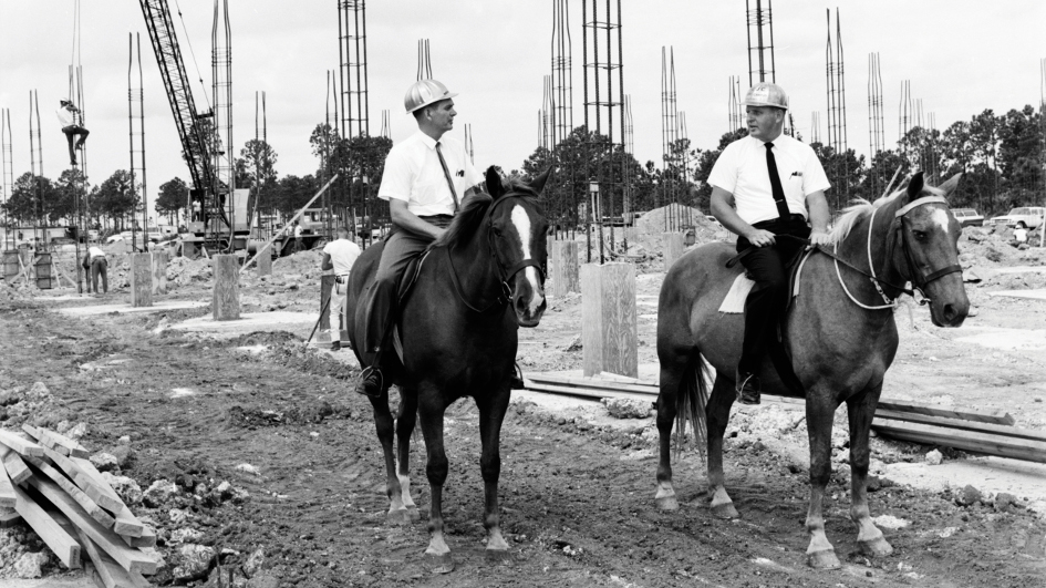 Kendall campus construction in 1965